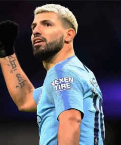 Sergio Agüero Footballer Paint By Number