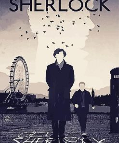 Sherlock Poster paint by numbers