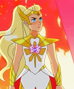 She Ra Adora paint by numbers