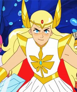 She-Ra and the Princesses of Power Anime paint by numbers