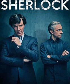 Sherlock Serie Poster paint by numbers