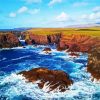 Shetland Islands Seascape paint by numbers