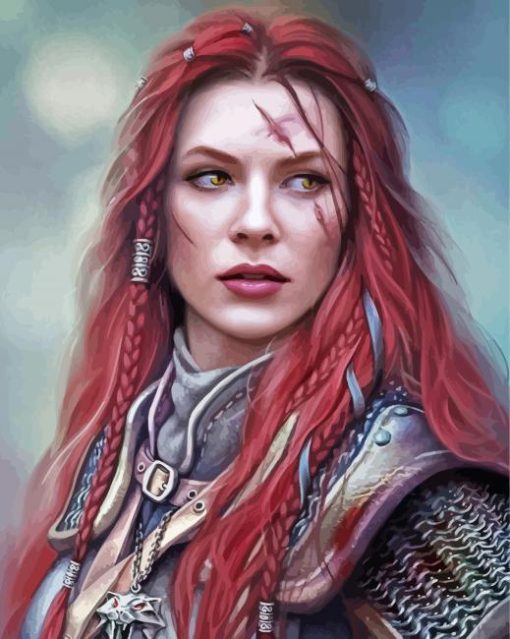 Shieldmaiden Art paint by numbers