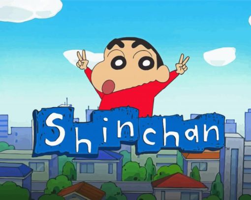 Shinnosuke Nohara Shin Chan Paint By Number