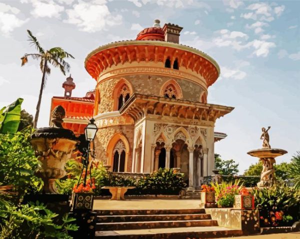 Sintra Park And Palace Of Monserrate Paint By Number