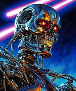 Skynet The Terminator Game Paint By Number