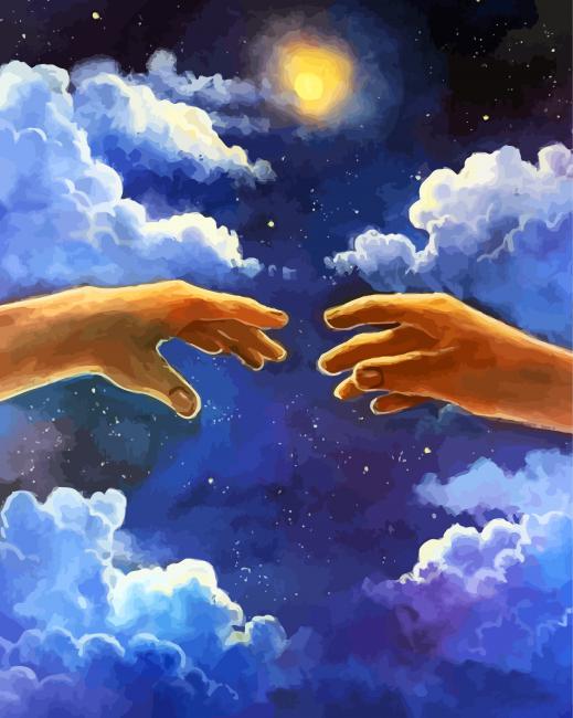 Soulmates Touching paint by numbers