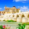 Spain Cordoba Roman Bridge paint by numbers