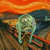 Squidward Screaming Paint By Number