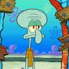 Squidward paint by numbers