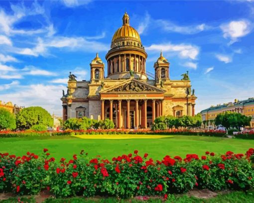 St Isaac S Cathedral Russia Paint By Number