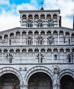 St Martin Cathedral Lucca paint by numbers