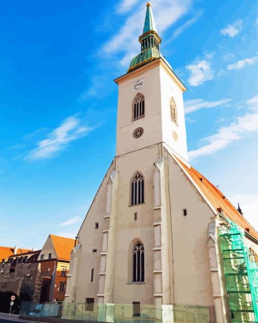 St Martin s Cathedral Slovakia Paint By Number