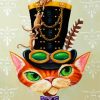 Steampunk Cat Paint By Number