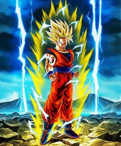 Super Saiyan Paint By Number