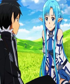 Sword Art Online Anime paint by numbers