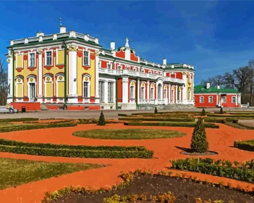 Tallinn Kadriorg Palace paint by numbers