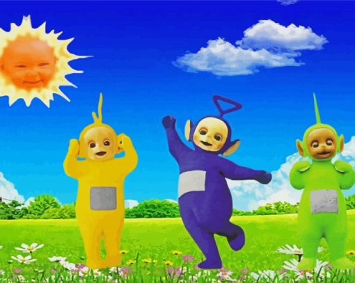 Teletubbies Animation Paint By Number