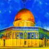 Temple Mount Jerusalem paint by nummber