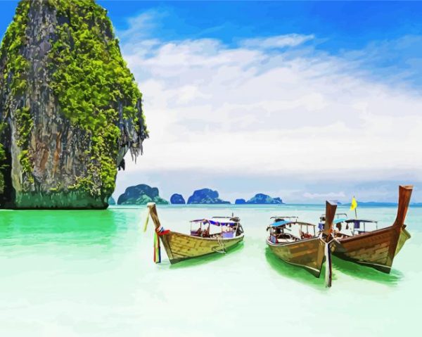 Thailand Phuket paint by numbers