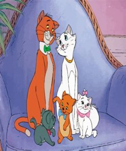 The Aristocats Kittens Family Paint By Number