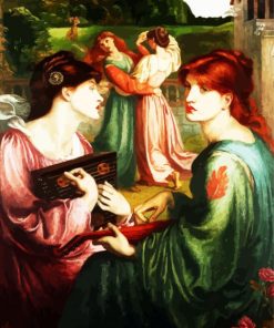 The Bower Meadow By Rossetti Paint By Number