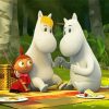 Moomintroll And Snork Maiden Picnic Paint By Numbers