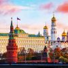 The Moscow Kremlin Russia Paint By Number