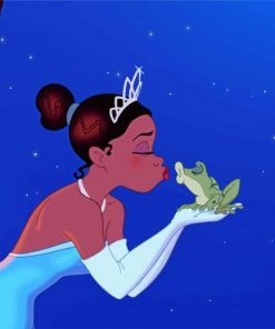 The Princess and The Frog paint by numbers