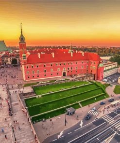 The Royal Castle in Warsaw Paint By Number