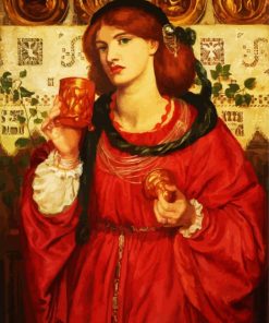 The Loving Cup By Rossetti Paint By Number