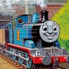 Thomas The Talk Train paint by numbers