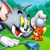 Tom And Jerry Golfers paint by numbers