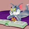 Tom And Jerry Reading paint by numbers