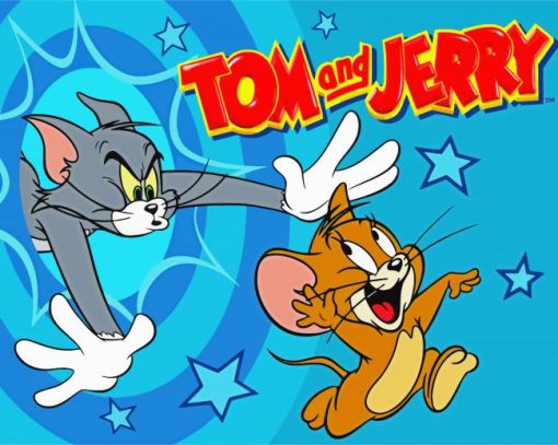 Tom And Jerry paint by numbers