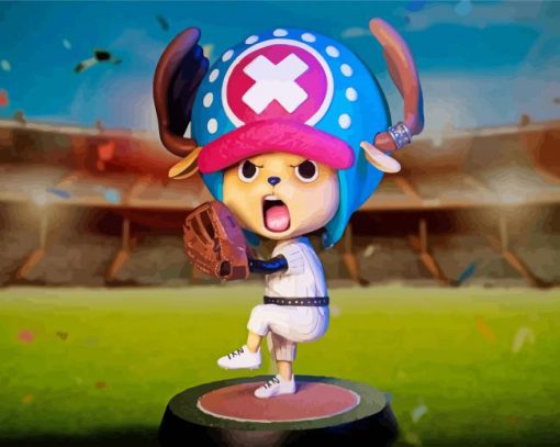 Tony Tony Chopper Baseball paint by numbers