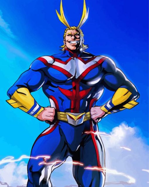 Toshinori Yagi All Might paint by numbers