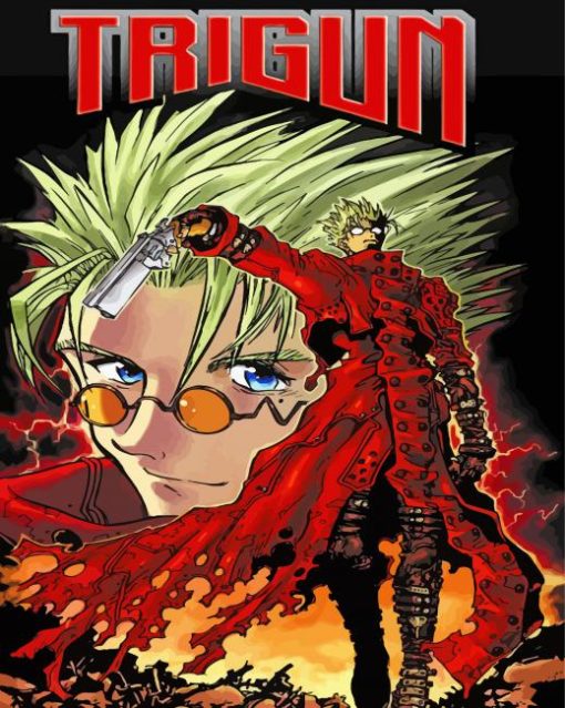 Trigun Vash The Stampede paint by numbers