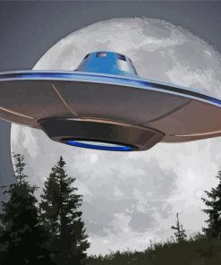 UFO Spaceship Paint By Number