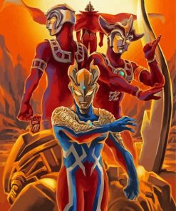 Ultraman Sci Fi Movie Paint By Number