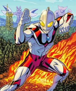 Ultraman Superhero Paint By Number