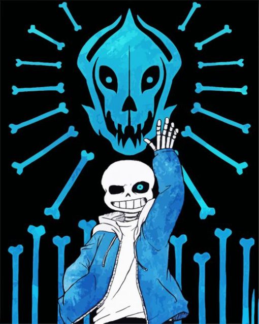 Undertale Sans Paint By Number