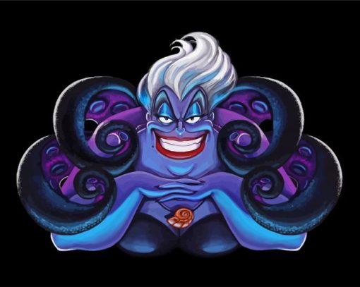 Ursula The Little Mermaid paint by numbers