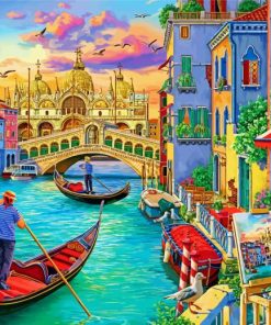 Venice Canal paint by numbers