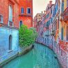 Venice Water City Canal paint by numbers