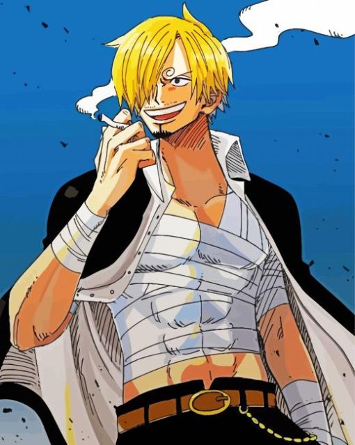 Vinsmoke Sanji Illustration Paint By Number