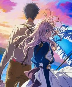 Violet Evergarden Anime paiçnt by numbers