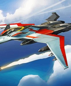 War Fighter Jet paint by numbers