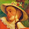 Woman in Straw Hat paint by numbers