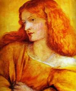 Woman In Yellow Rossetti Paint By Number